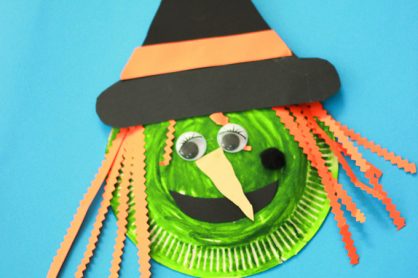 Make a wickedly fun paper plate witch Halloween craft. Cast a spell on your home, both inside and out with easy step-by-step instructions and pictures.
