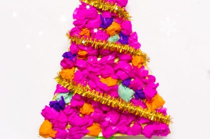 tissuepaper-christmas ornament