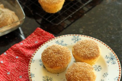 Doughnut muffins made with whole wheat flour