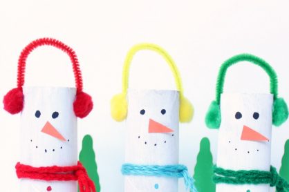 snowman winter craft for kids