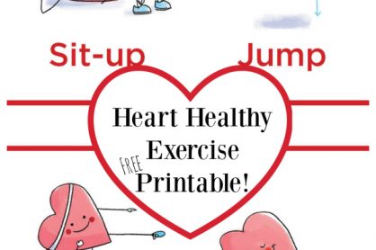 Free Heart Healthy Exercise Printable