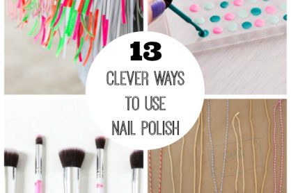 13 Clever Ways To Use Nail Polish