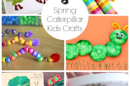 6 Spring Caterpillar Kids Crafts