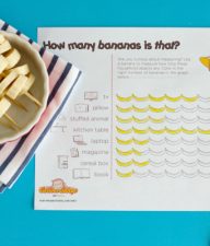Banana Measuring Graph and Snack Activity