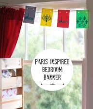 Paris Inspired Tween Bedroom Banner