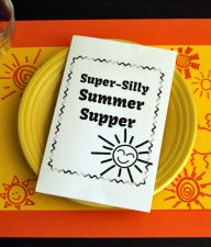Summer Mystery Meal with printable menu!