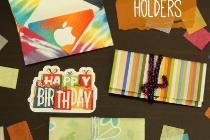 Simple and cute origami gift card holders