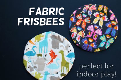 Fabric frisbees for indoor play