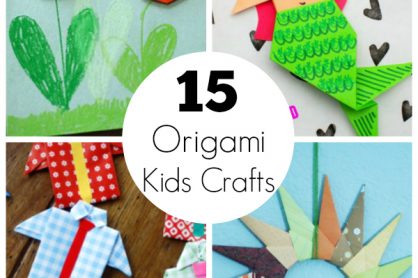 15 Origami Paper Kids Crafts