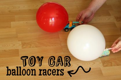 Toy Car Balloon Racers