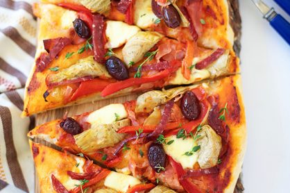 Antipasto Flatbread Pizza