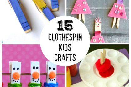 15 Clothespin Crafts for Kids