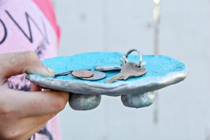 how to make a clay air dry dish