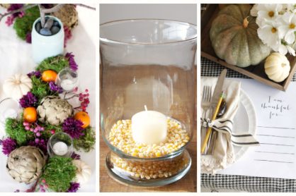 Thanksgiving DIY Tablescapes