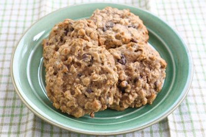 Banana Chocolate Chip Oatmeal Cookies