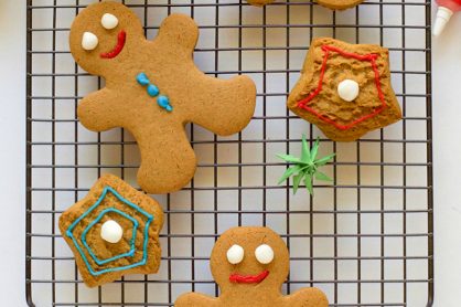 Baking Gingerbread Cookies