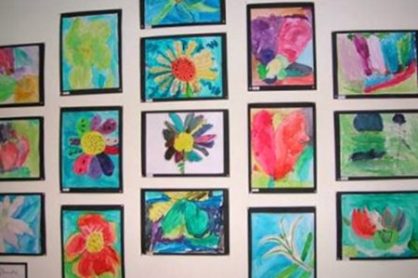 Kids-Artwork-Framed