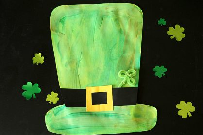 Lucky Leprechaun Painted Hat Project