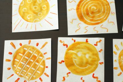 Sunny Summer Monoprints