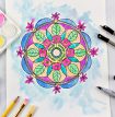 mandala watercolor