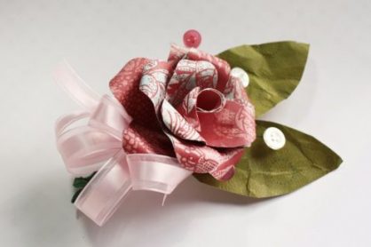 Handmade Paper Corsage