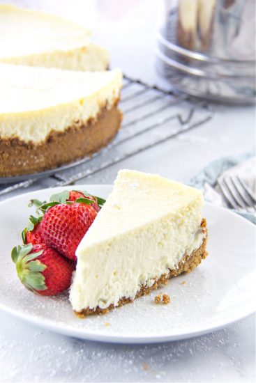 How to Make a Gluten-Free Classic Cheesecake - Make and Takes