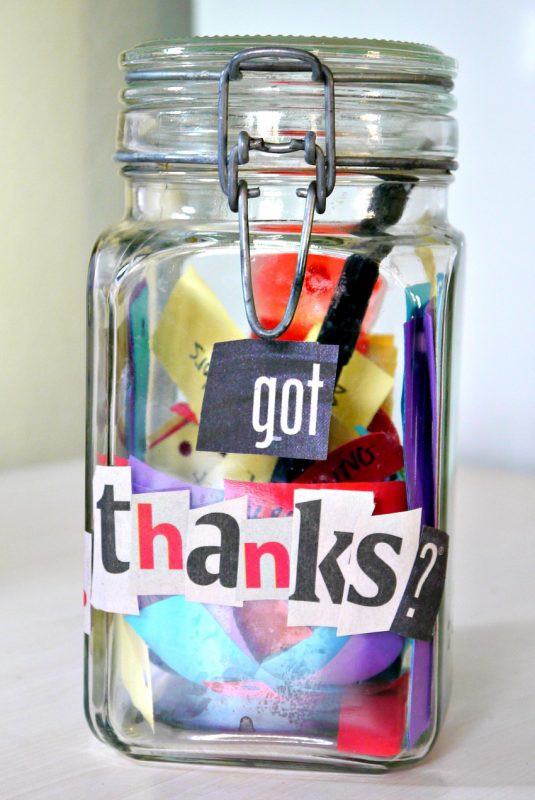 Make a Gratitude Jar for Thanksgiving - Make and Takes