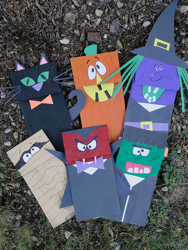 Chick Paper Bag Puppet Craft [Free Template]