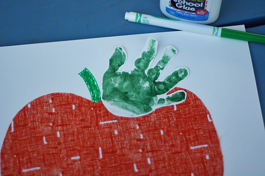 Handprint Pumpkin Keepsake - Make and Takes