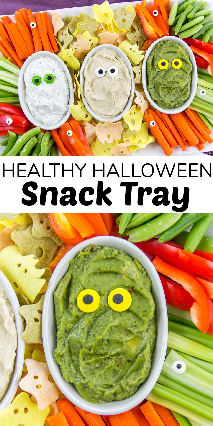 Healthy Halloween Snack Tray