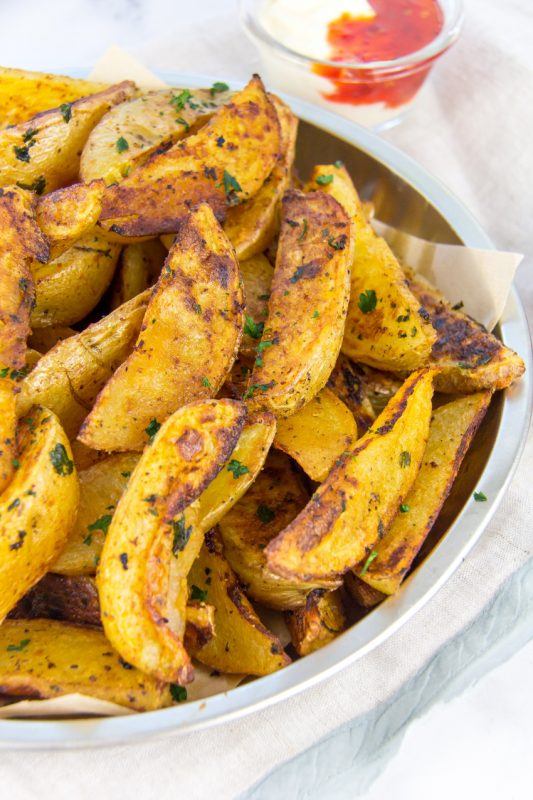 Homemade Seasoned Baked Potato Wedges Make and Takes