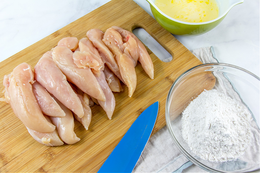 ingredients to make fried chicken