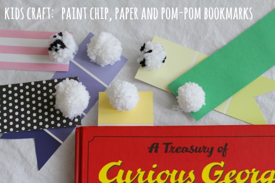 Chip and Pom-Pom Bookmarks - Make and Takes