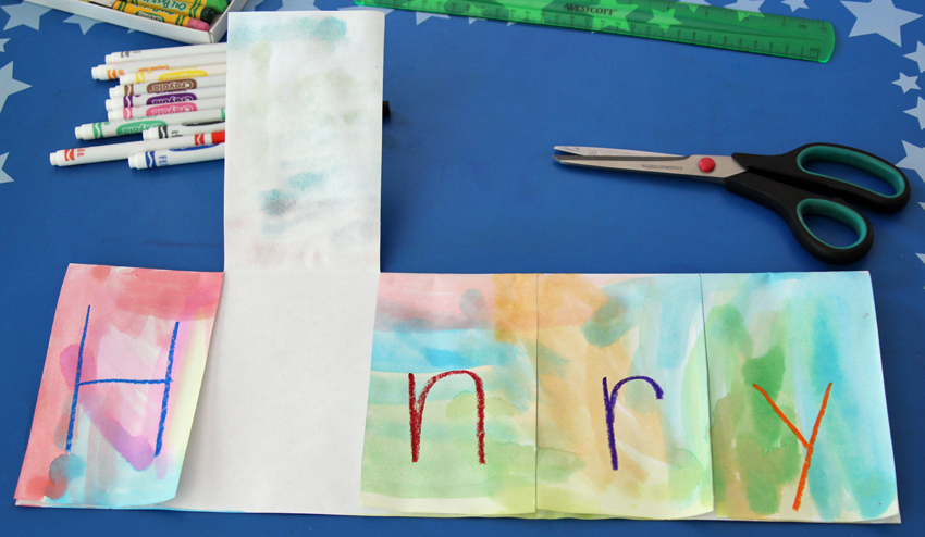 Lift-the-Flap Name Craft for Young Learners - Make and Takes