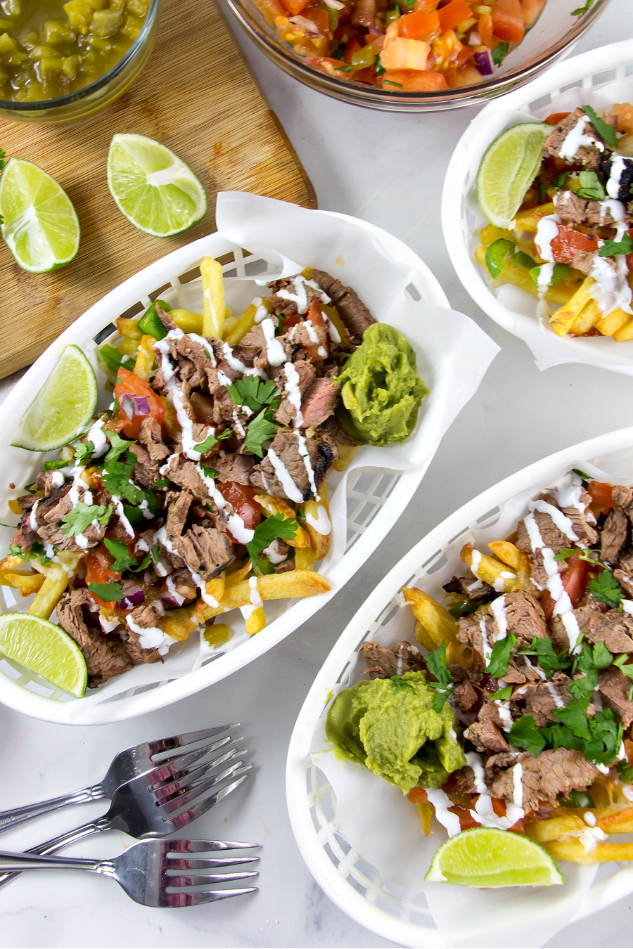 loaded carne asada fries