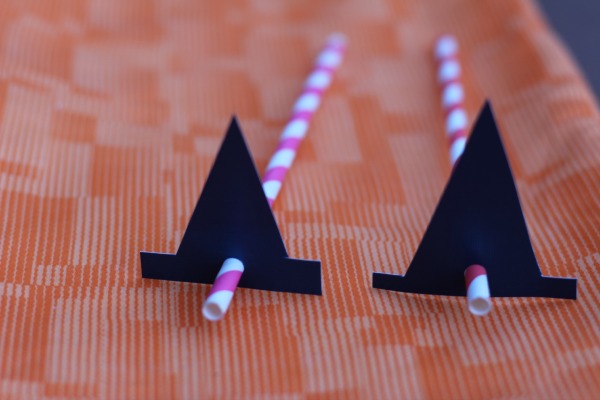 DIY for Kids: Witch Hat Straws Halloween Treat