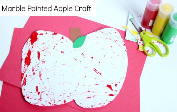 15 Sweet Apple Crafts for Kids to Make - Make and Takes