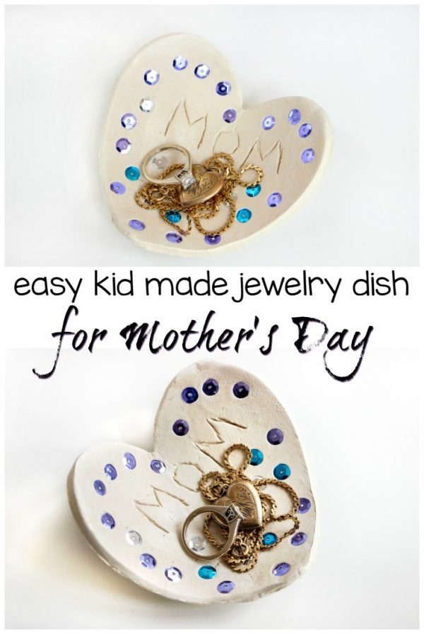 KidMade Jewelry Dish Gift for Mother’s Day Make and Takes