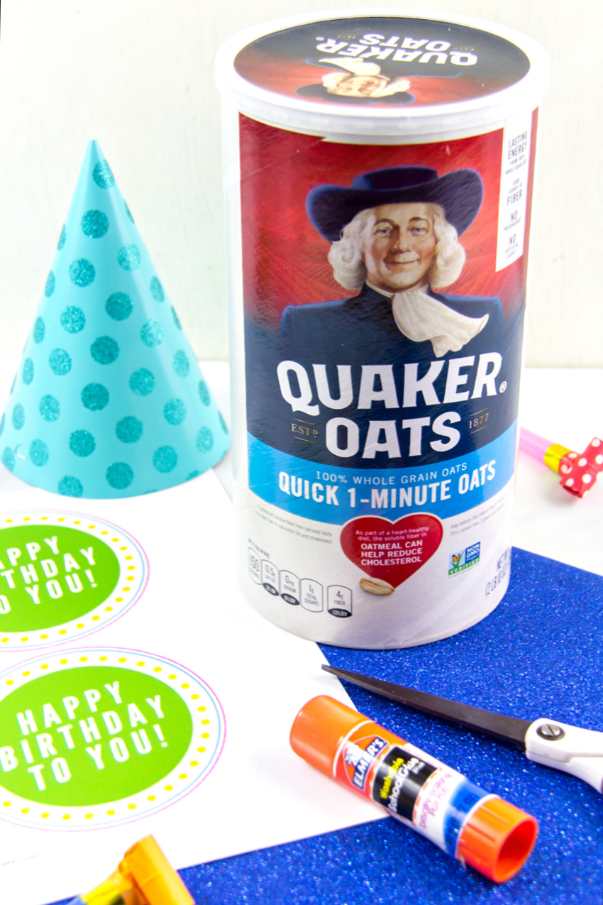 oatmeal container craft