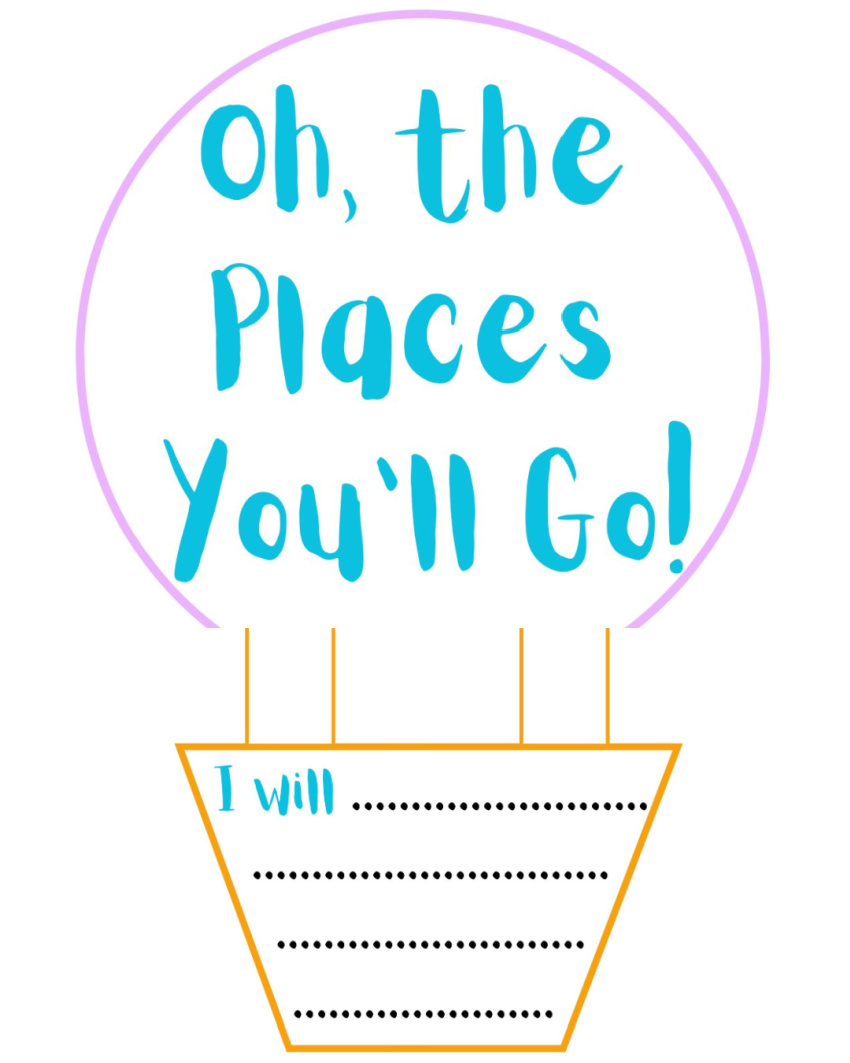 free dr seuss oh the places you'll go printable