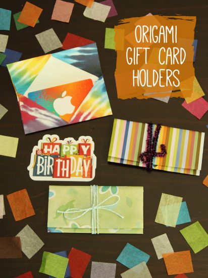 Origami Gift Card Holders - Make and Takes