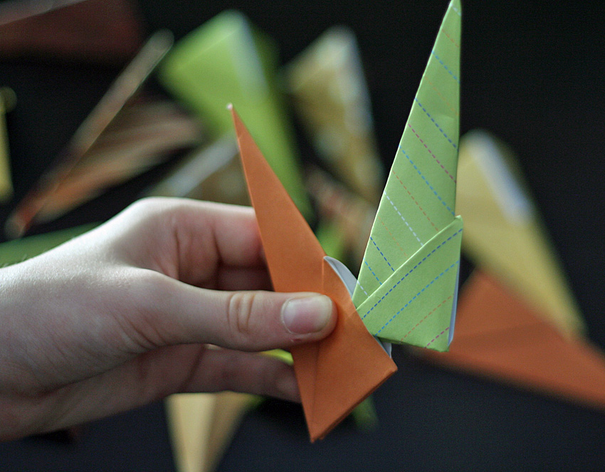 Origami Starburst Wreath - Make and Takes