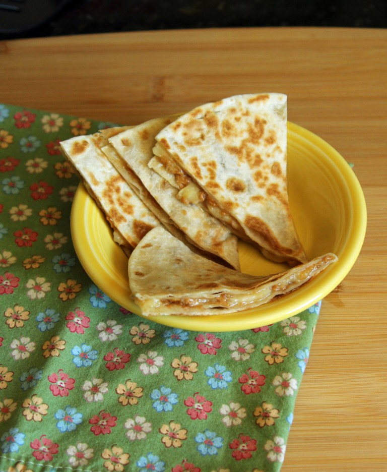 Peanut Butter and Banana Quesadillas Make and Takes