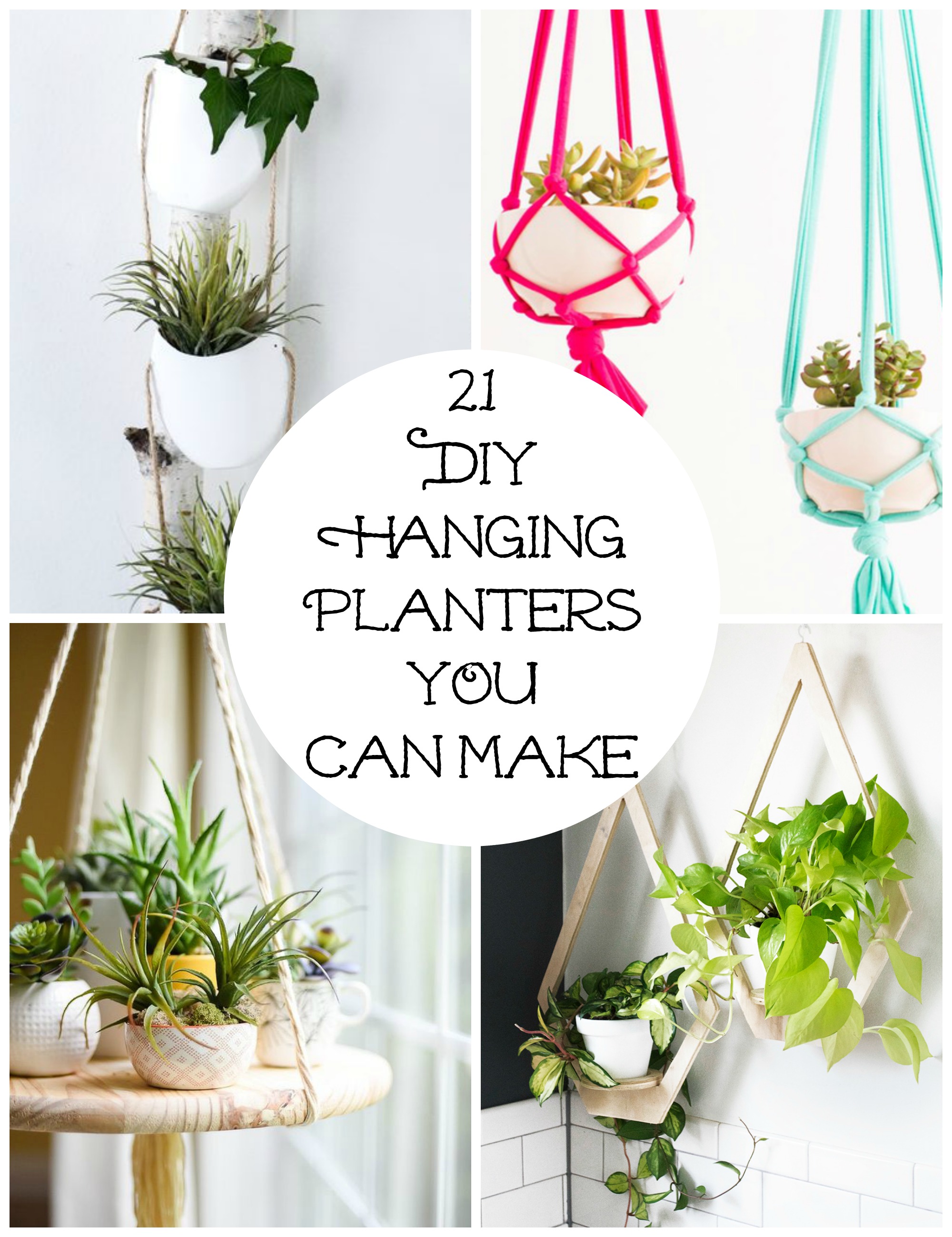 25 Easy DIY Planters - How to Make Your Own Planters