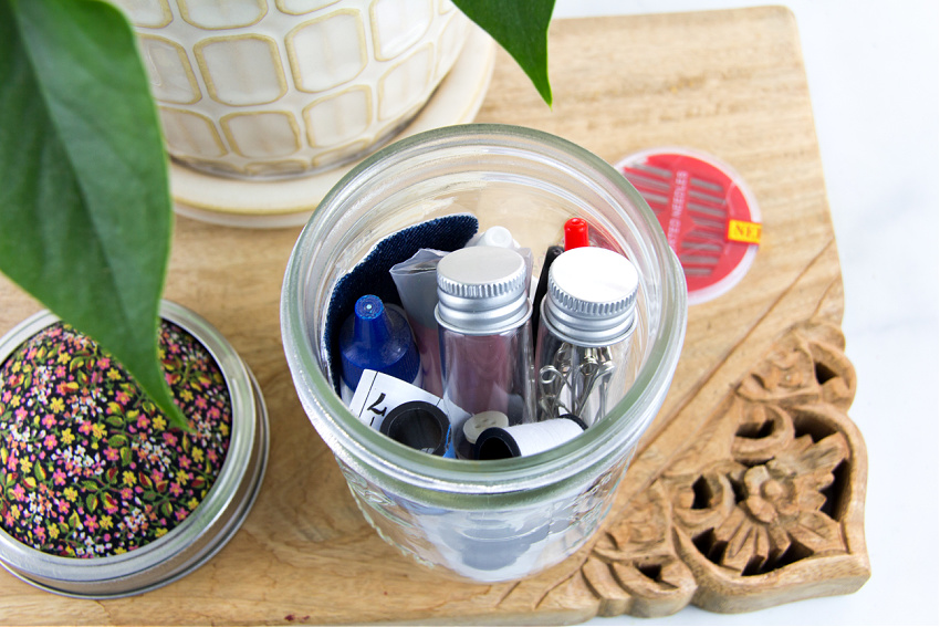 what to put inside a sewing kit gift for college students