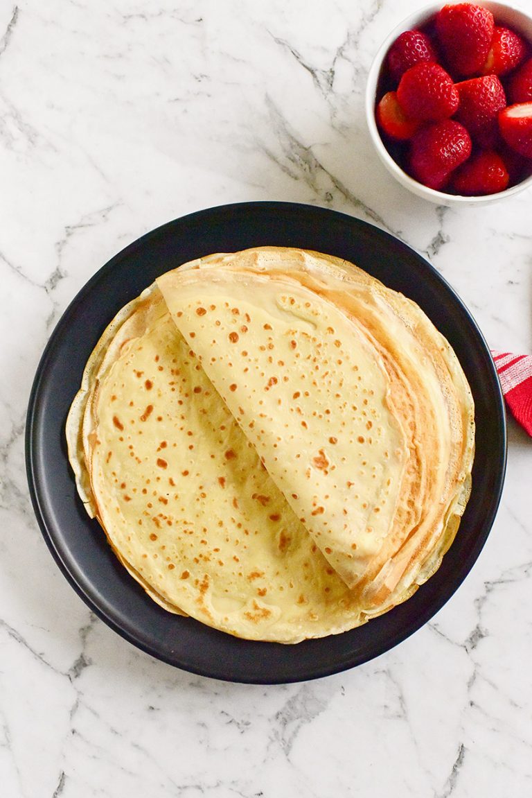 Simple Crepes Recipe - Make and Takes