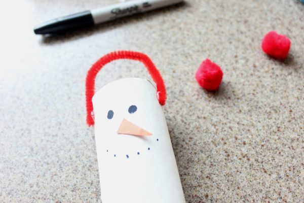 Cardboard Tube Snowman Craft - Make and Takes