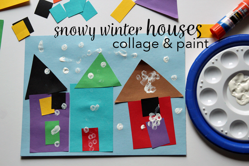 Painting Snowflakes with a Homemade Straw Stamp  Painting snowflakes,  Winter crafts, Winter art lesson