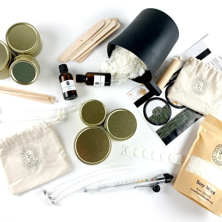 soy candle making kit from scandinavian candle co