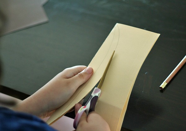 Making a feather stencil Making a feather stencil